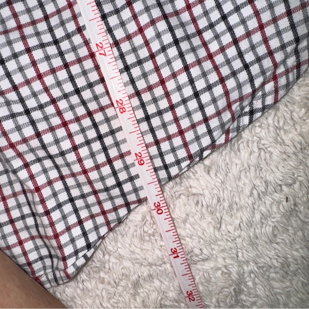 Orvis Red and Blue Plaid Men's Shirt - Picture 3 of 5